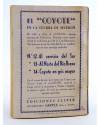Contracubierta de EL COYOTE 142. NUEVO COYOTE 12: AL SERVICIO DEL SUR (José Mallorquí) Cliper 1951