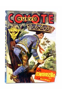 Cubierta de EL COYOTE 156. NUEVO COYOTE 26: LA CONTRASEÑA (José Mallorquí) Cliper 1951