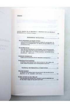 Muestra 1 de MESSENGERS OF MATHEMATICS: EUROPEAN MATHEMATICAL JOURNALS 1800-1946 (Elena Ausejo / Mariano Hormigón) Siglo
