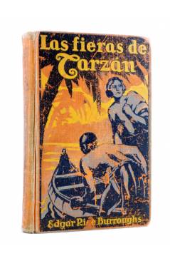 Cubierta de AVENTURAS DE TARZÁN 3. LAS FIERAS DE TARZÁN (Edgar Rice Burroughs) Gustavo Gili 1927. 2ª ed