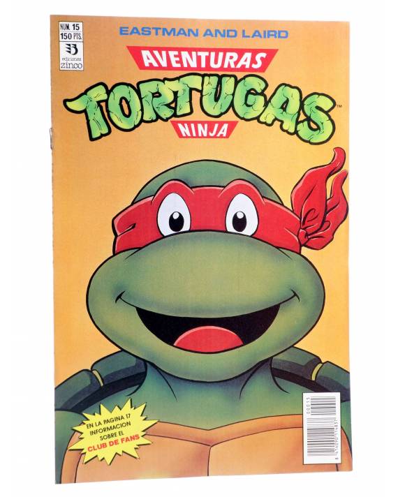 AVENTURAS TORTUGAS NINJA 15 Zinco 1990 ¡OFERTA CÓMIC  