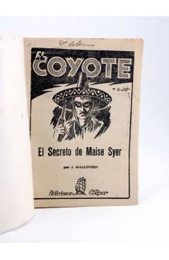 Muestra 1 de EL COYOTE 25. EL SECRETO DE MAISE SYER (J. Mallorquí) Cliper 1944