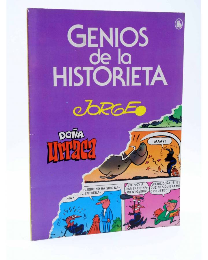 Cubierta de GENIOS DE LA HISTORIETA 4. DOÑA URRACA (Jorge) Bruguera 1985