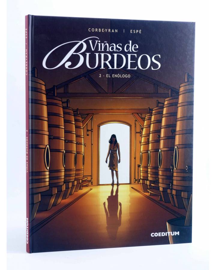 Cubierta de VIÑAS DE BURDEOS 2. EL ENÓLOGO (Corbeyran / Espé) Coeditum 2015