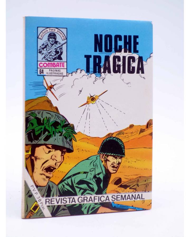 Cubierta de COMBATE 242. NOCHE TRÁGICA. Producciones Editoriales 1981
