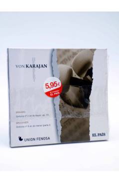 Cubierta de CD HERBERT VON KARAJAN 19. BRAHMS & BRUCKNER (Von Karajan) El País 2008