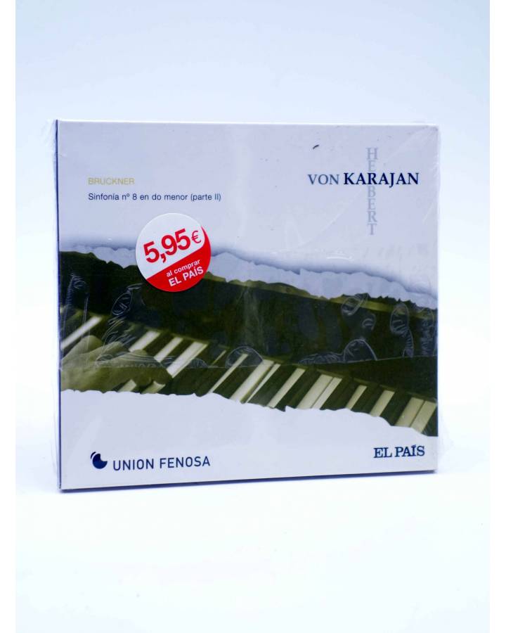 Cubierta de CD HERBERT VON KARAJAN 20. BRUCKNER. SINFONÍA Nº 8 (Von Karajan) El País 2008