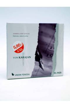 Cubierta de CD HERBERT VON KARAJAN 21. JOHANN & JOSEF STRAUSS (Von Karajan) El País 2008