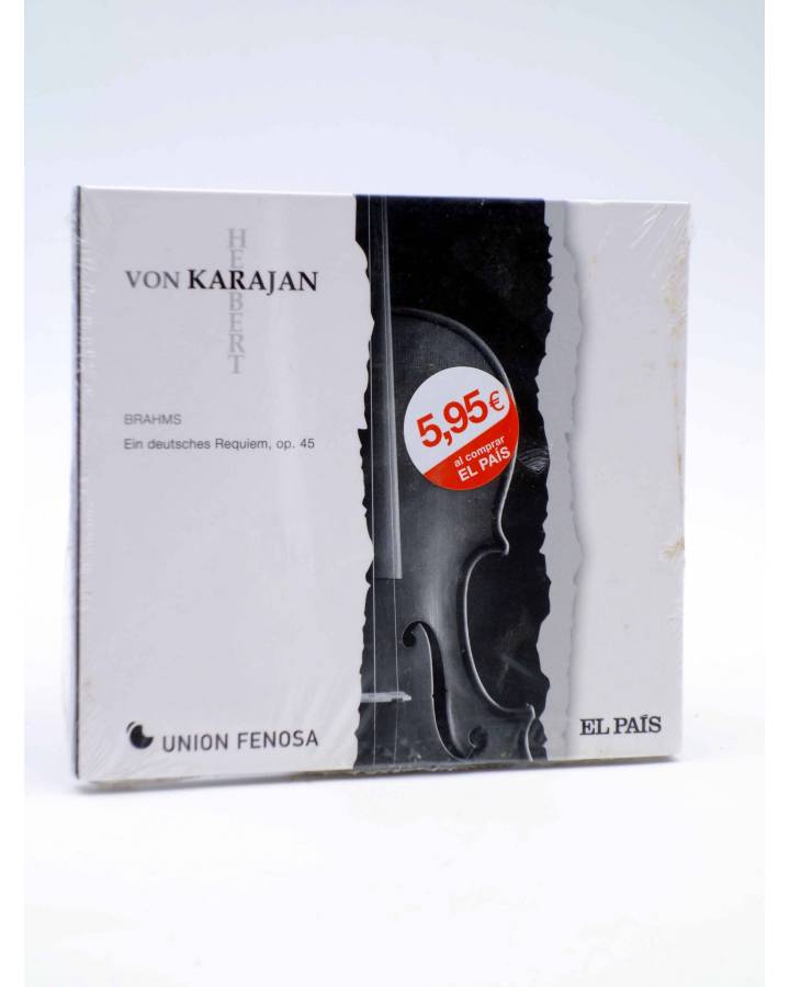 Cubierta de CD HERBERT VON KARAJAN 23. BRAHMS: EIN DEUTSCHES REQUIEM (Von Karajan) El País 2008