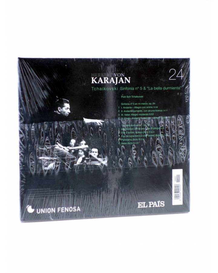 Cubierta de CD HERBERT VON KARAJAN 25. DEBUSSY FRANCK & GRIEG (Von Karajan) El País 2008