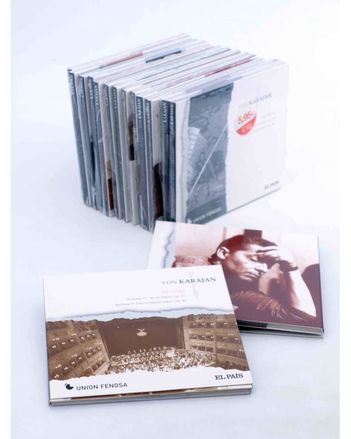 Cubierta de CD HERBERT VON KARAJAN LOTE DE 16 CDS. VER LISTA (Von Karajan) El País 2008