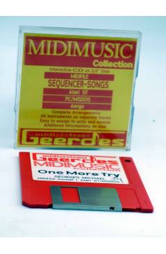Cubierta de ONE MORE TRY (Georges Michael) Geerdes Midisystem 1989. DISKETTE 35". ATARI MSDOS. MIDI MUSIC