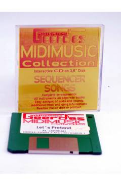 Cubierta de LET'S PRETEND (Al Jarreau) Geerdes Midisystem 1989. DISKETTE 35". ATARI MSDOS. MIDI MUSIC