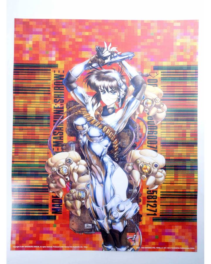 Cubierta de POSTER THE GHOST IN THE SHELL REF: 765/B. 50x40 cm (Masamune Shirow) 1000 Editions 2000