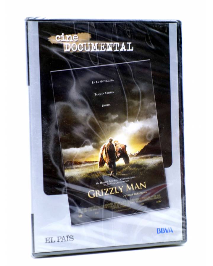 Cubierta de DVD CINE DOCUMENTAL. GRIZZLY MAN (Werner Herzog) El País 2007
