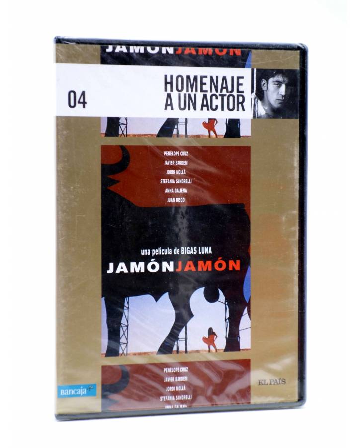 Cubierta de DVD HOMENAJE A UN ACTOR: JAVIER BARDEM 4. JAMÓN JAMÓN (Bigas Luna) El País 2008