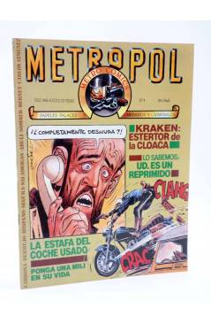 Cubierta de METROPOL 4. PAPELES URBANOS FALACES Y CRIMINALES (Vvaa) Metropol 1983