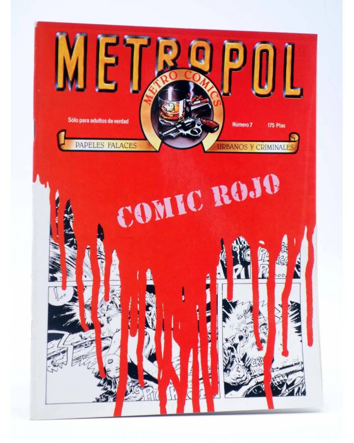 Cubierta de METROPOL 7. COMIC ROJO (Vvaa) Metropol 1984