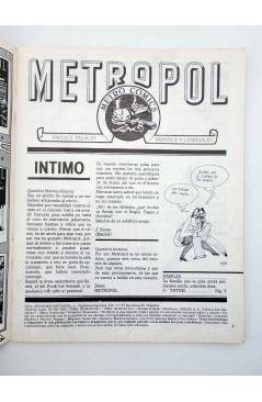 Muestra 1 de METROPOL 8. COMIC INTIMO (Vvaa) Metropol 1984