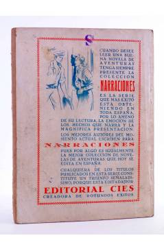Contracubierta de BIBLIOTECA X. NOVELAS DE VAQUEROS 36. LA SENDA FATAL (H. Estol) Cies 1946