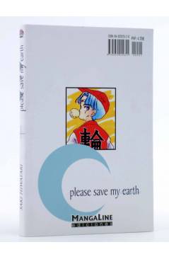Contracubierta de PLEASE SAVE MY EARTH. REINCARNATIONS 1 (Saki Hiwatari) Mangaline 2004