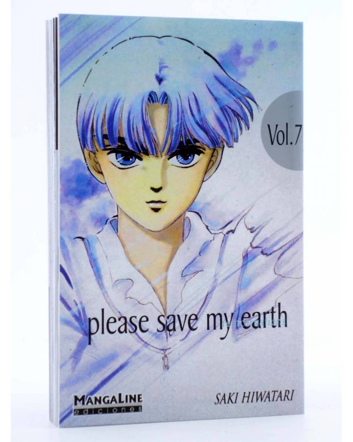 Cubierta de PLEASE SAVE MY EARTH. REINCARNATIONS 7 (Saki Hiwatari) Mangaline 2004