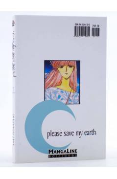Contracubierta de PLEASE SAVE MY EARTH. REINCARNATIONS 7 (Saki Hiwatari) Mangaline 2004