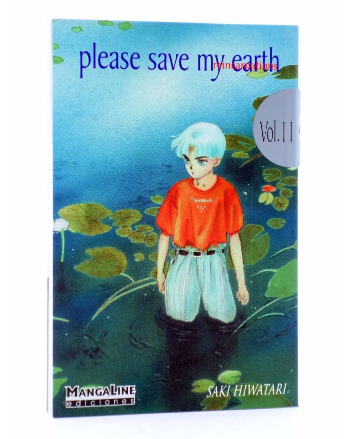 Cubierta de PLEASE SAVE MY EARTH. REINCARNATIONS 11 (Saki Hiwatari) Mangaline 2004