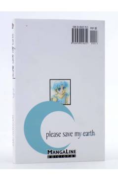 Contracubierta de PLEASE SAVE MY EARTH. REINCARNATIONS 13 (Saki Hiwatari) Mangaline 2004