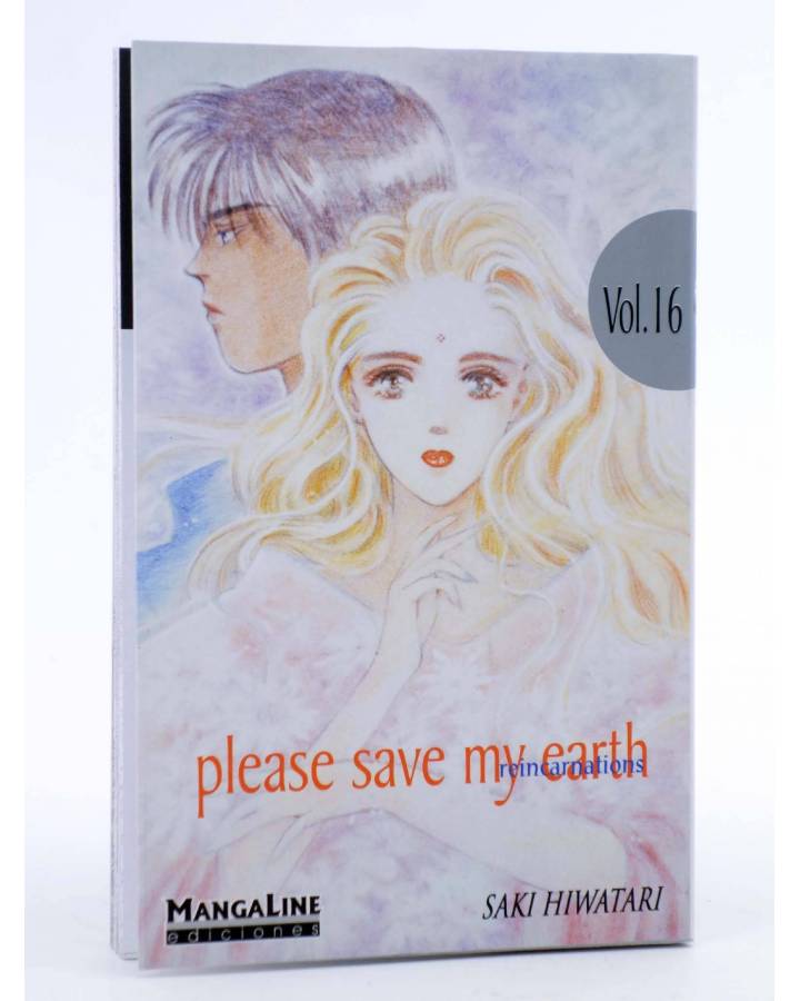 Cubierta de PLEASE SAVE MY EARTH. REINCARNATIONS 16 (Saki Hiwatari) Mangaline 2004