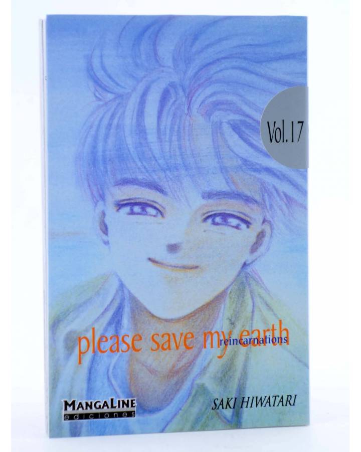 Cubierta de PLEASE SAVE MY EARTH. REINCARNATIONS 17 (Saki Hiwatari) Mangaline 2004