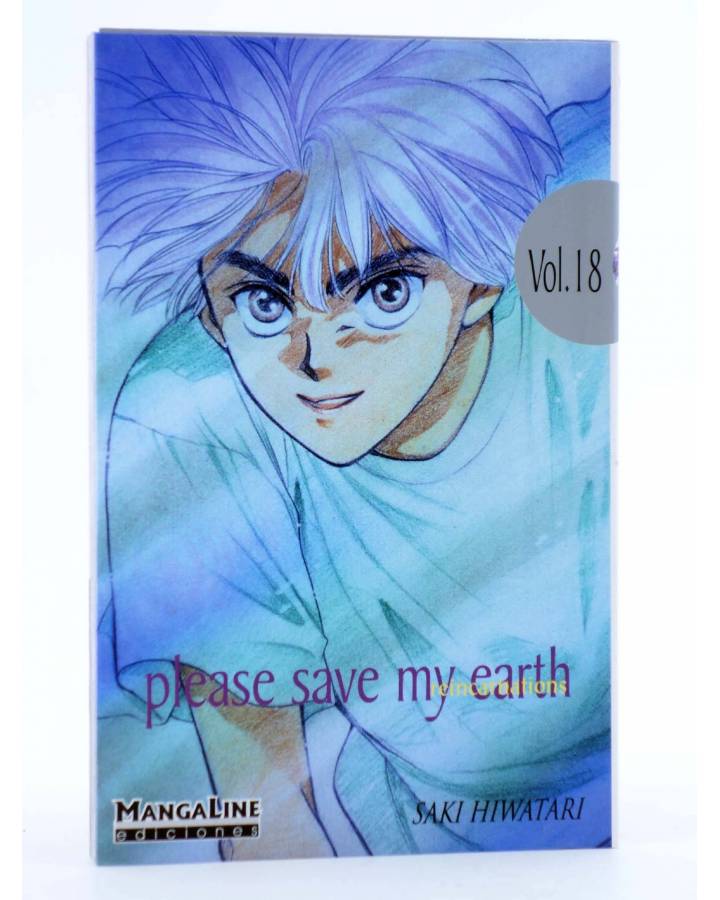 Cubierta de PLEASE SAVE MY EARTH. REINCARNATIONS 18 (Saki Hiwatari) Mangaline 2004