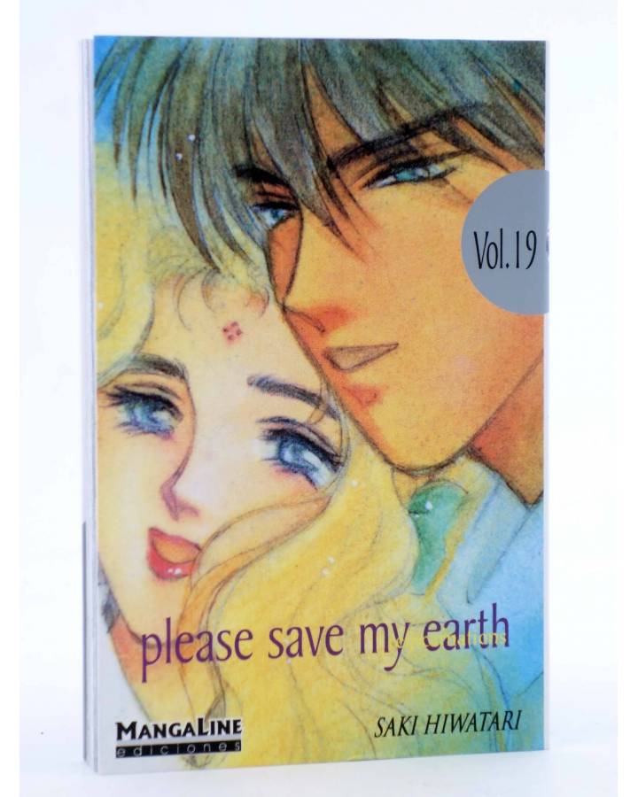 Cubierta de PLEASE SAVE MY EARTH. REINCARNATIONS 19 (Saki Hiwatari) Mangaline 2004
