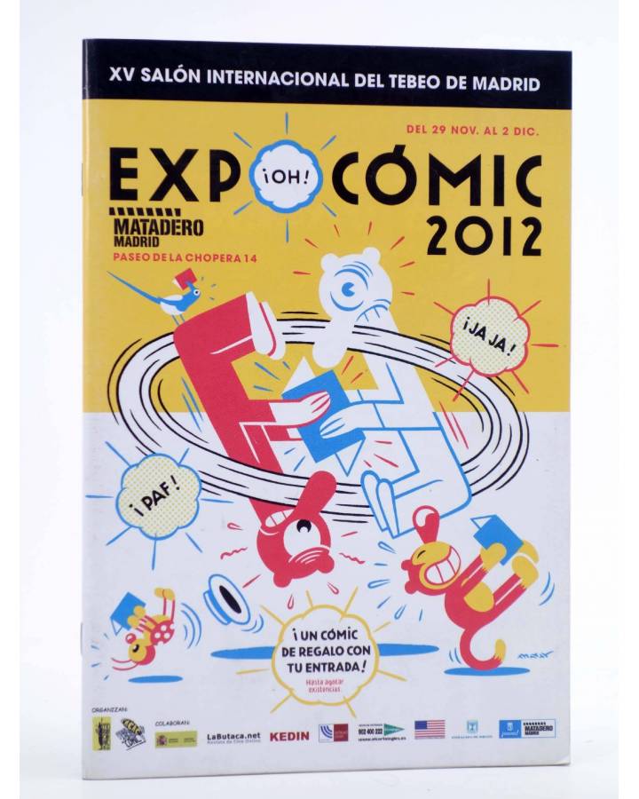 Cubierta de CATALÓGO O FOLLETO EXPOCOMIC 2012. 32 PÁGS (Vvaa) Expocomic 2012