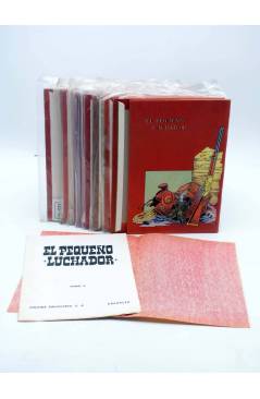 Contracubierta de TAPAS PARA ENCUADERNAR EL PEQUEÑO LUCHADOR TOMOS 1 A 9. COMPLETA (M. Gago) Valenciana 1977