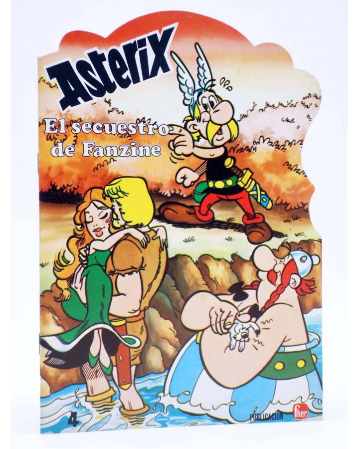 Cubierta de CUENTOS TROQUELADOS ASTERIX 4. EL SECUESTRO DE FANZINE (Uderzo / Goscinny) Fher 1981