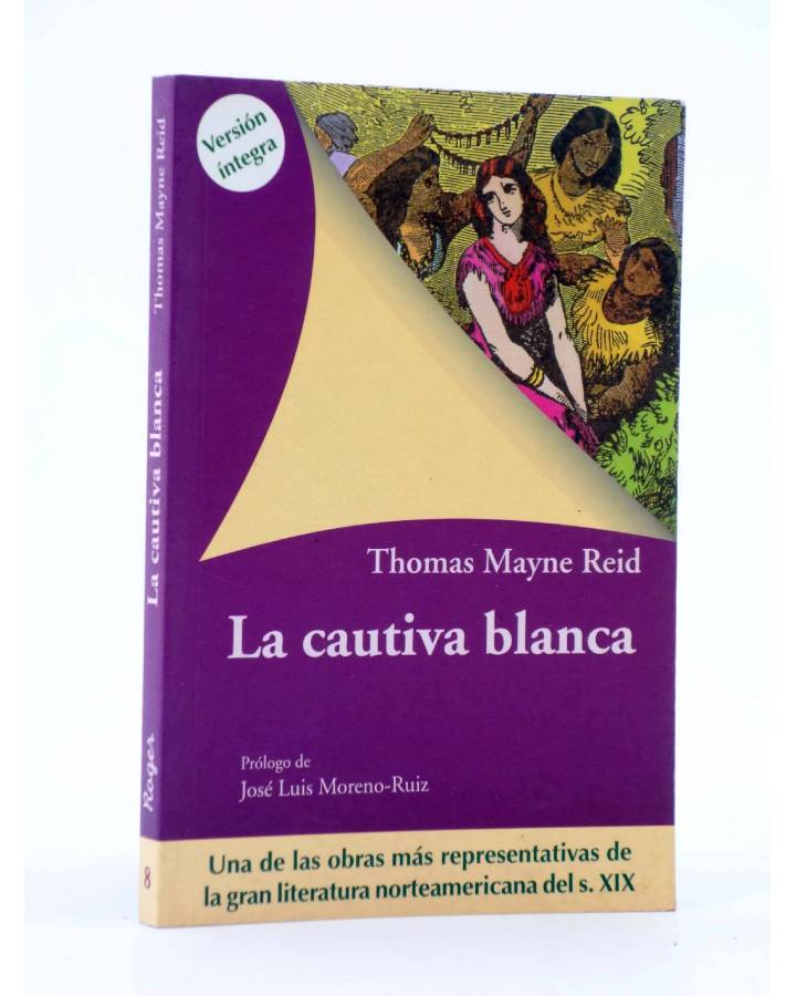 Cubierta de LA CAUTIVA BLANCA (Thomas Mayne Reid) Roger 1998