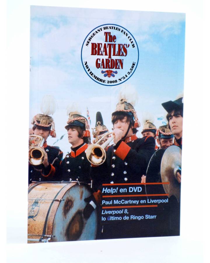 Cubierta de REVISTA THE BEATLES' GARDEN 54. NOVIEMBRE 2008 (Vvaa) Sergeant Beatles Fan Club 2008