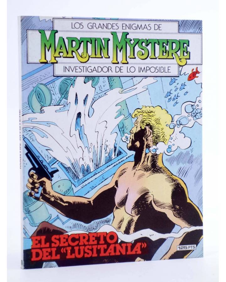 Cubierta de MARTIN MYSTERE 10. EL SECRETO DEL LUSITANIA (A. Castelli / A.M. Ricci) Zinco 1983. BONELLI