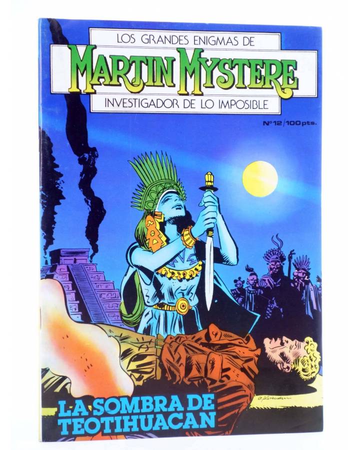 Cubierta de MARTIN MYSTERE 12. LA SOMBRA DE TEOTIHUACAN (A. Castelli / C. Villa) Zinco 1983. BONELLI