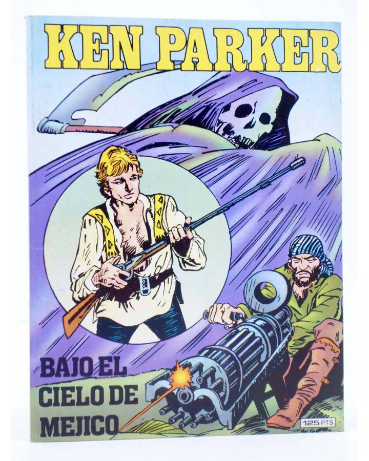 Cubierta de KEN PARKER 7. BAJO EL CIELO DE MÉJICO (Berardi / Milazzo) Zinco 1983. BONELLI