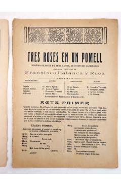 Muestra 2 de EL CUENTO DEL DUMENCHE 148. TRES ROSES EN UN POMELL (I) (Francisco Palanca Y Roca) Carceller 1916