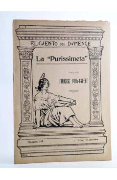 Cubierta de EL CUENTO DEL DUMENGE DUMENCHE 365. LA PURISSIMETA (Maximiliano Tous) Carceller 1921