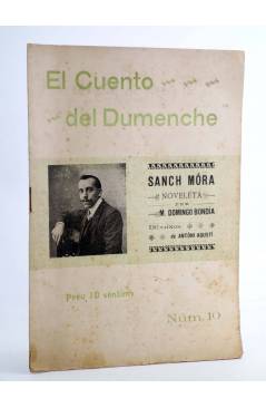 Cubierta de EL CUENTO DEL DUMENCHE 10. SANCH MORA (M. Domingo Bondía) Valencia 1908