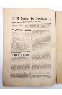 Muestra 1 de EL CUENTO DEL DUMENCHE 10. SANCH MORA (M. Domingo Bondía) Valencia 1908