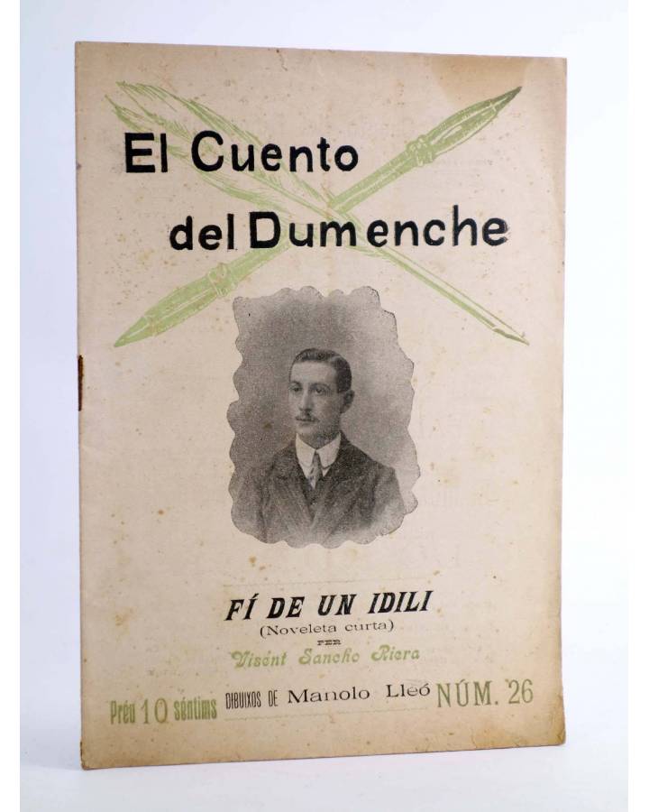 Cubierta de EL CUENTO DEL DUMENCHE 26. FÍ DE UN IDILI (Visent Sancho Riera) Valencia 1909