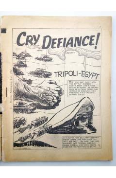 Muestra 1 de WAR PICTURE LIBRARY 114. CRY DEFIANCE! (Sin Acreditar) Fleetway 1961