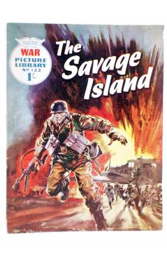 Cubierta de WAR PICTURE LIBRARY 122. THE SAVAGE ISLAND (Sin Acreditar) Fleetway 1961