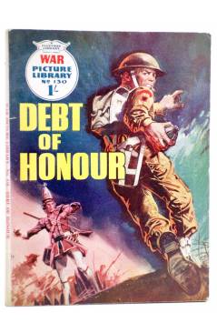Cubierta de WAR PICTURE LIBRARY 130. DEBT OF HONOUR (Sin Acreditar) Fleetway 1962