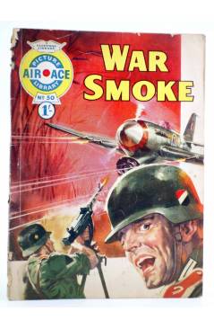 Cubierta de AIR ACE PICTURE LIBRARY 50. WAR SMOKE (Sin Acreditar) Fleetway 1961